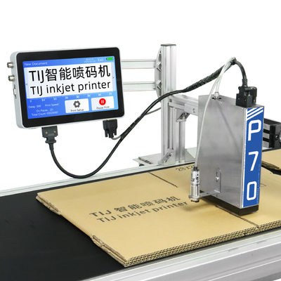 P70 Piezoelectric Automatic Coding Production Line High-speed Jet Printing Carton QR Code Inkjet Printer 71.8mm