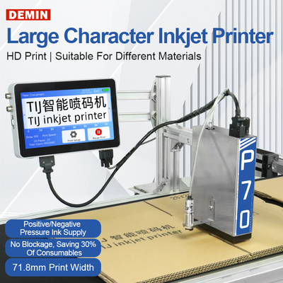 Portable Industrial Automatic Inkjet Printer Handheld Marking & Packaging Coding Machine with XP600 Print Head & for Solvent Ink
