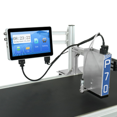 Portable Industrial Automatic Inkjet Printer Handheld Marking & Packaging Coding Machine with XP600 Print Head & for Solvent Ink