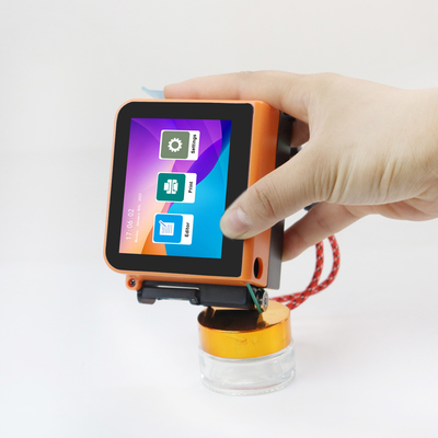 New T1 Mini Portable Handheld Inkjet Printer Date Printer Touch Screen logo Coding Machine Small Printer for Bottle Caps and Box