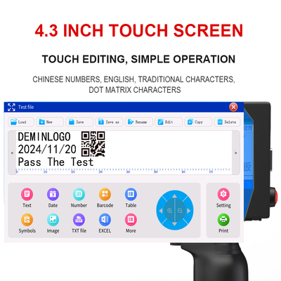 T50 Factory Price Handheld Inkjet Printer Large Format Printer for Expiry Date Image Text Coding Machines Smart logo Printer