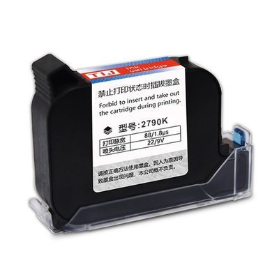 2790k Industrial Quick-dry Ink Cartridges Nozzle Non-Blocking Imported Oil Compatible 1.27mm Printer Ink Cartridge for Printer