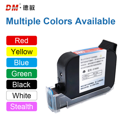 Demin 3180K Ink Cartridge 12.7mm Inkjet Black High Adhesion Ink Non-fading Fast Drying Printer Ink Used for Inkjet Printer