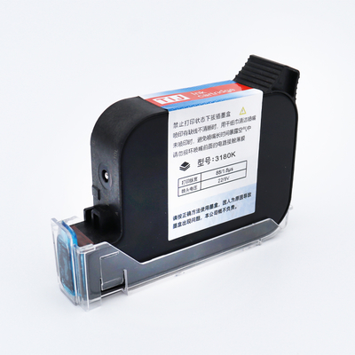 Demin 3180K Ink Cartridge 12.7mm Inkjet Black High Adhesion Ink Non-fading Fast Drying Printer Ink Used for Inkjet Printer