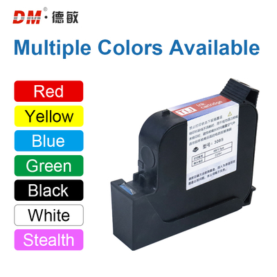 308S Demin 6 Colors Ink Cartridge of Tij Printer Fast Dry Ink 42ml for Handheld Printer Universal Toner Cartridges for 25.4mm