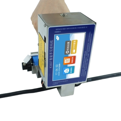 Production Date Coding Cable Manual White Ink Coding Machine Handheld Intelligent Inkjet Printer for T-Shirt Packaging