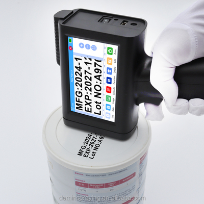 High Quality M10 Small Handheld Inkjet Printer Ribbon Batch Code Machine for Batch Bottles Boxes Leather Printers