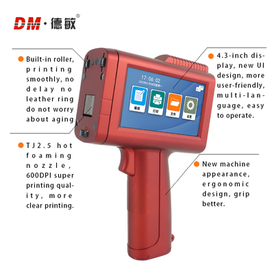 Demin M10 Code Printer Food Bag Hand-held Intelligent Inkjet Printer Date of Production Two-dimensional Bar New Product 2020