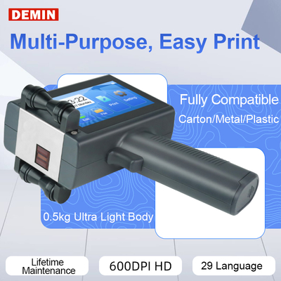 T10 Handheld Inkjet Printer of Production Batch Number Coding Machine Portable Color Printer for Expiry Date Printing Machine