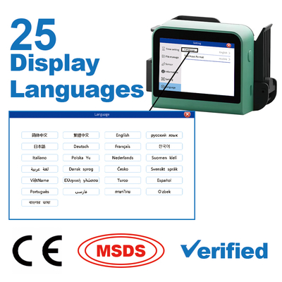 Demin Mini Thermal Handheld Inkjet Printer Hand Held Portable TIJ Ink Jet Coding Machine for Box Logo Batch Code Printing
