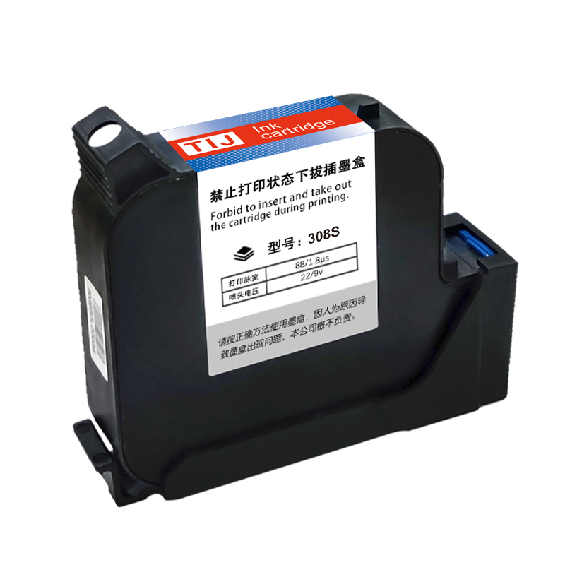 308S Demin 6 Colors Ink Cartridge of Tij Printer Fast Dry Ink 42ml for Handheld Printer Universal Toner Cartridges for 25.4mm